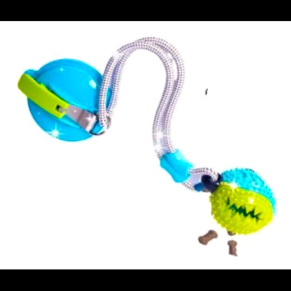 Interactive Dog Tug of War Toy, Super Suction Pet Aggressive Chewer Dog Rope - Picture 1 of 3